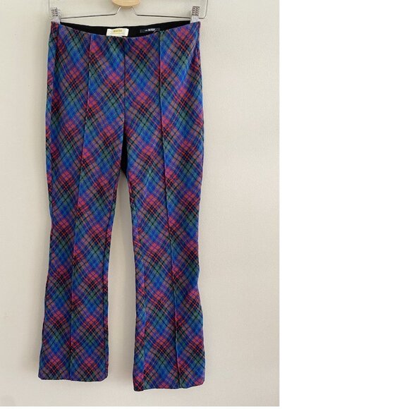 Anthropologie The Margot Kick-Flare Cropped Pants by Maeve: Plaid Edition - Picture 9 of 9